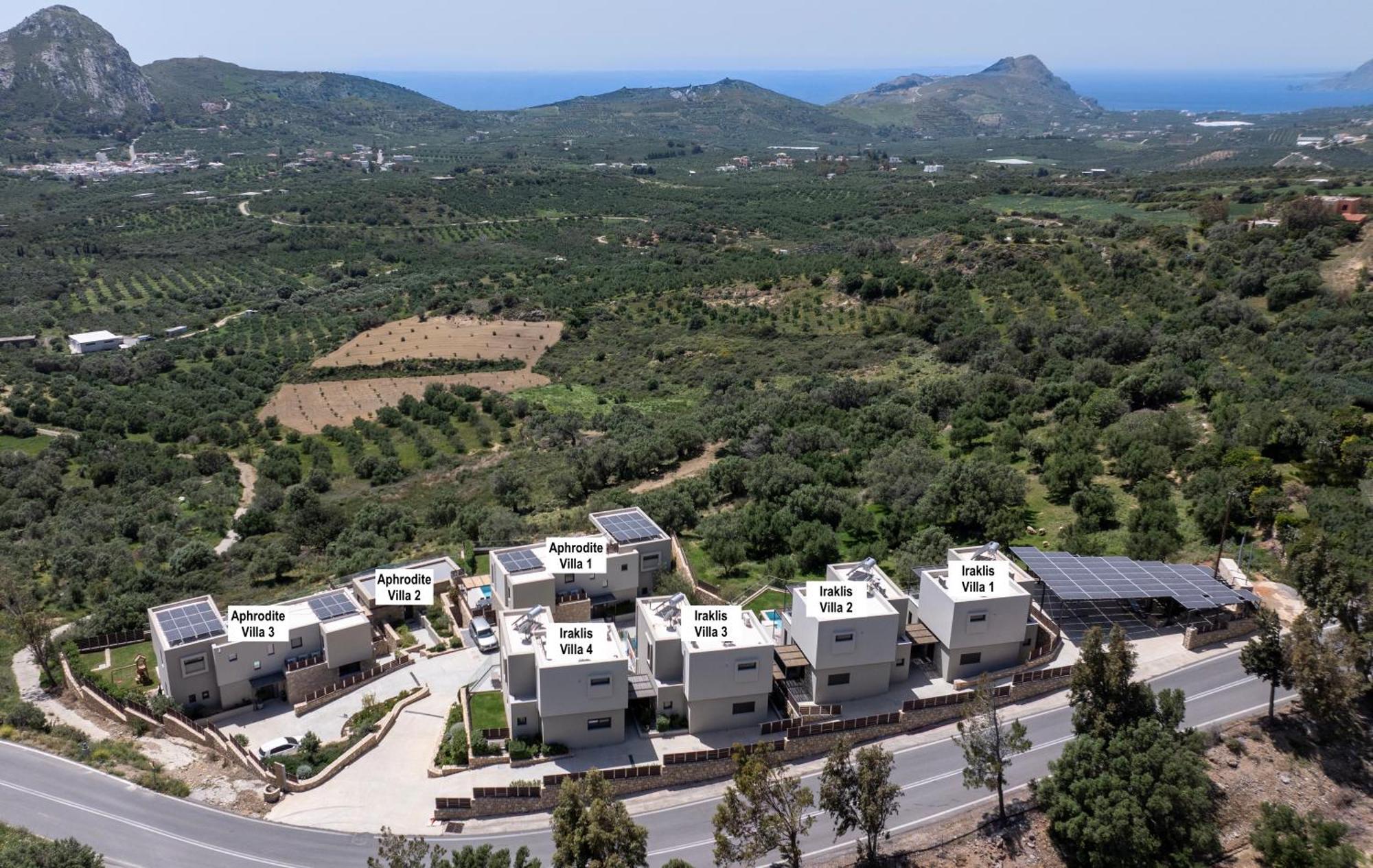 Porti Villas Aphrodite Asomatoi Exterior photo