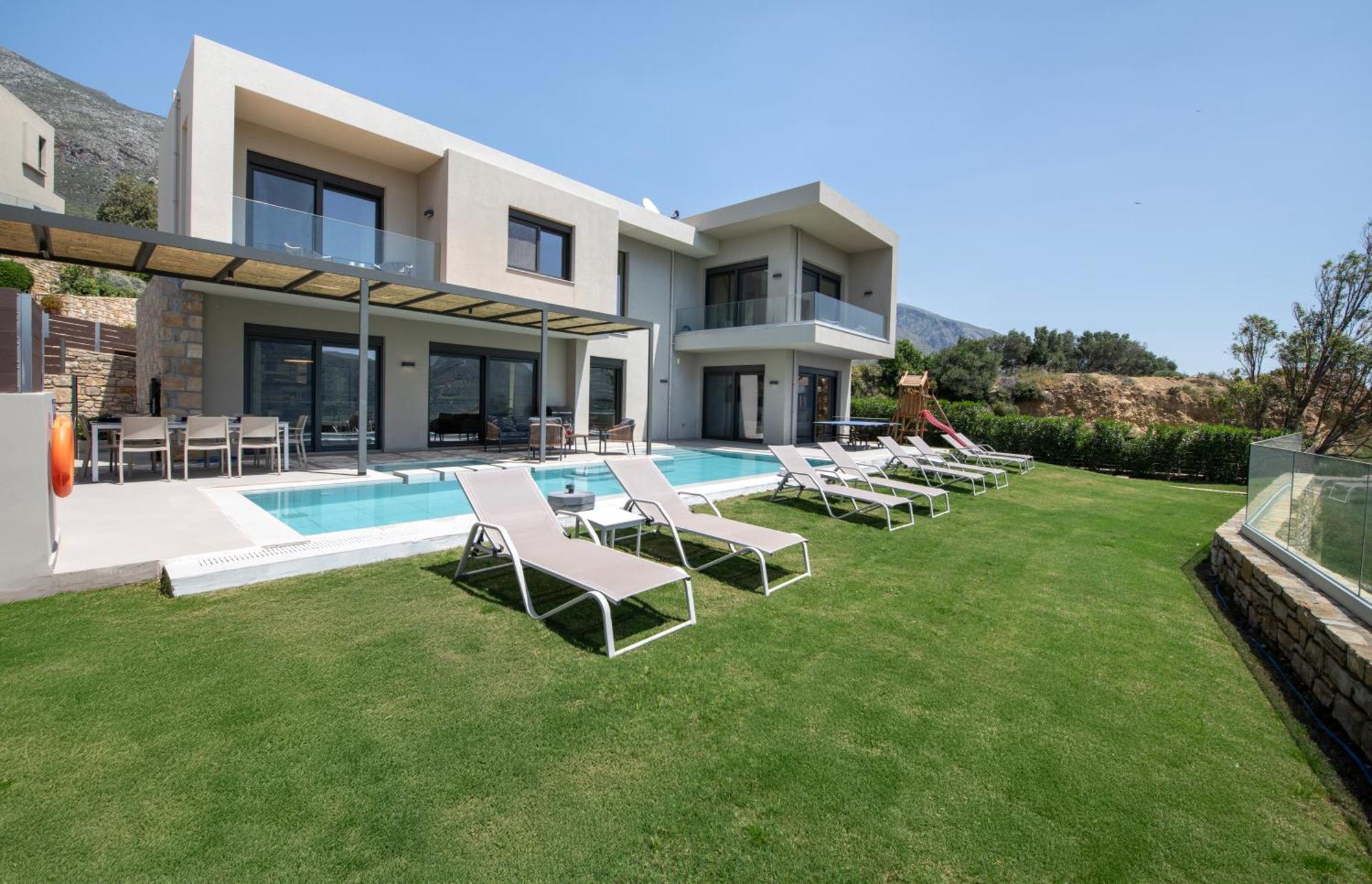 Porti Villas Aphrodite Asomatoi Exterior photo